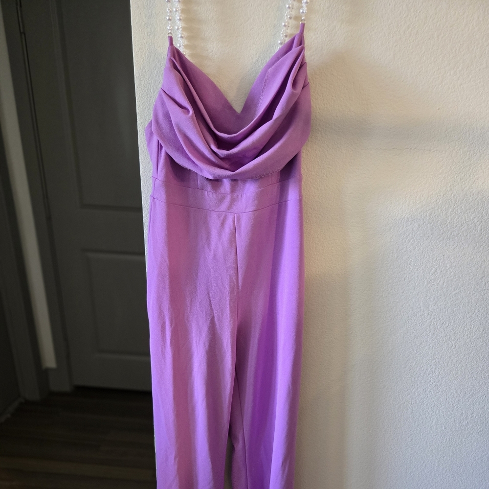 Elegant Lavender Jumpsuit